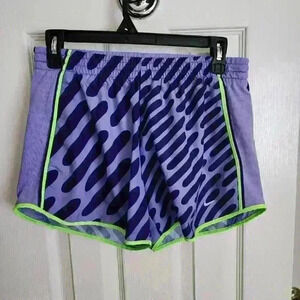 Nike Dri-Fit Running Shorts Women’s Medium Purple Lined Athletic Gym Activewear